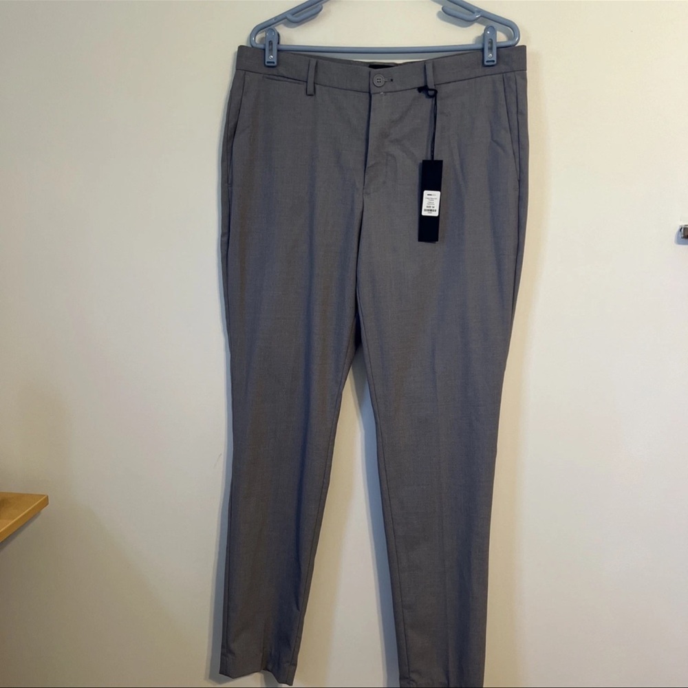 Nova Men’s Dress Slacks Grey Size 34 NEW W/TAGS